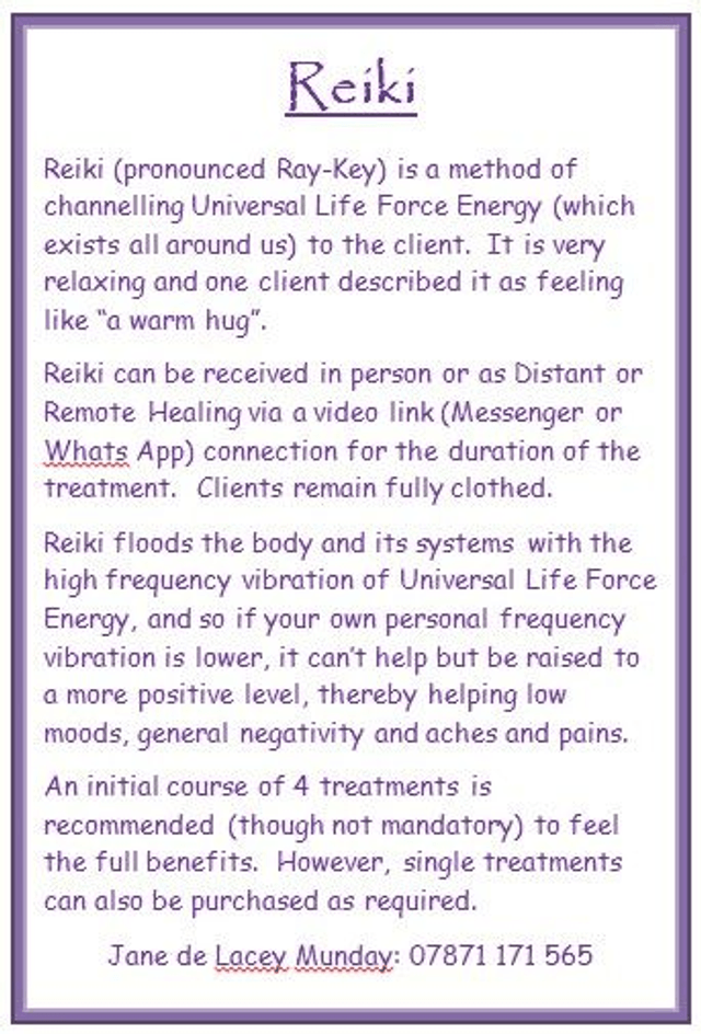 Reiki Bundle: 4 full follow-up treatments